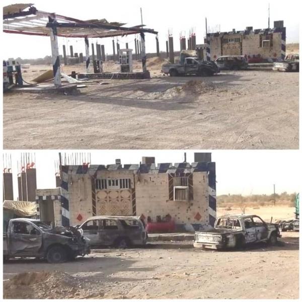 جماعة الحوثي تقصف محطة نفط في حريب بمأرب وسقوط قتلى وجرحى (أسماء)