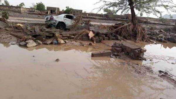 سيول جارفة وأمطار غزيرة باليمن وحصيلة الضحايا ترتفع خلال 24 ساعة 