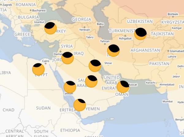 المسند يتحدث عن كسوف جزئي للشمس بتاريخ 25 اكتوبر القادم