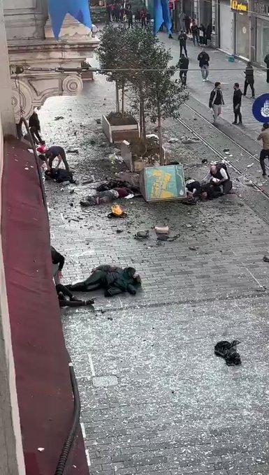 أردوغان: 6 قتلى و53 جريح في الانفجار الذي وقع في منطقة تقسيم باسنطبول