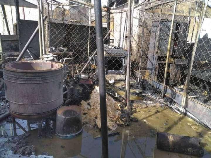 وفاة امرأة وإصابة زوجها بحريق في مخيم للنازحين بمأرب