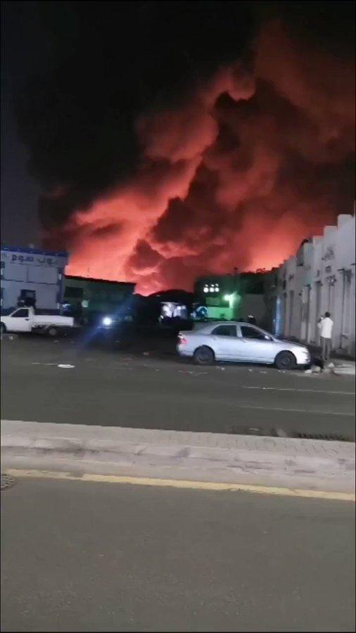جدة: أسباب مجهولة لحريق سوق الصواريخ ومواطنون يطالبون بحل مشكلة تكرار حرائقه