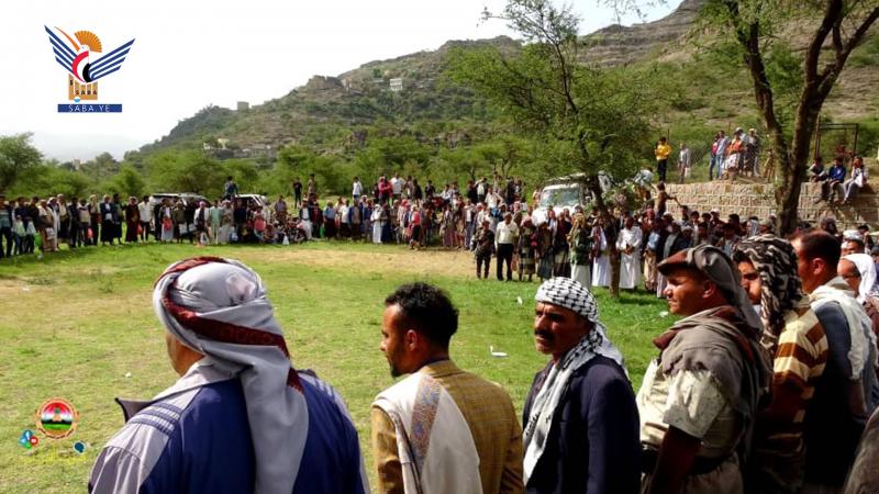 صلح ينهي قضية ثأر بين بيت السمين من أهالي العود وبيت سكران من رداع