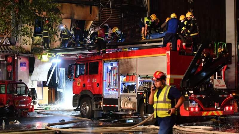 انفجار مطعم في الصين يسفر عن مقتل 31 شخص