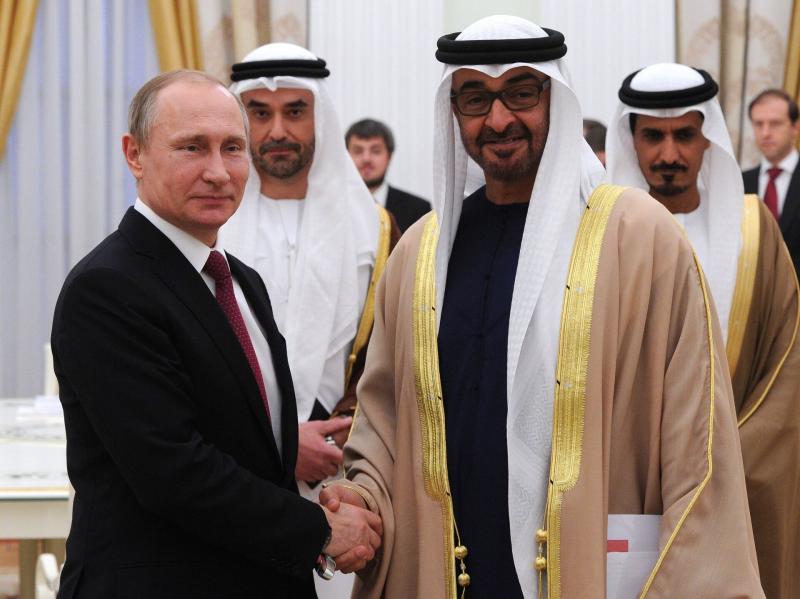 رئيس الإمارات وولي عهد السعودية يتصلان بالرئيس بوتين