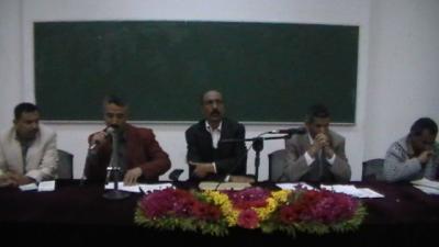 رئيس نقابة العاملين بجامعة صنعاء يعلن عن سلسلة إجراءات لمعالجة مشكلة المتعاقدين وأمين عام اتحاد عمال اليمن يشيد بدور النقابة الفعال لحل أزمة المتعاقدين