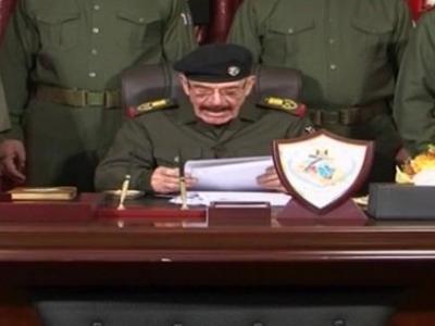 عزة الدوري يفجر قنبلة ويظهر في تسجيل مصور ويؤكد: المالكي يقسم العراق من أجل مشروع إيراني 