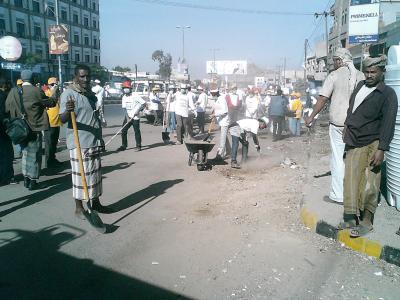 مجموعة الشيباني تساهم بحملة شارك بنطاق المظفر بتعز 
