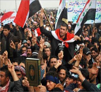 الجيش العراقي يفتح النار على متظاهري جمعة "لا تراجع"