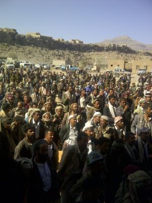 محافظ البيضاء يعلن خلو المنطقة من مسلحي القاعدة ويكشف عن عدداً من المشاريع التنموية في المديرية