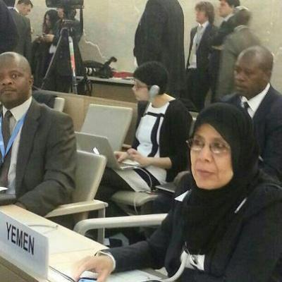 نص  كلمة وزيرة حقوق الإنسان في الاجتماع الدوري الثاني والعشرين لمجلس حقوق الإنسان  بجنيف 