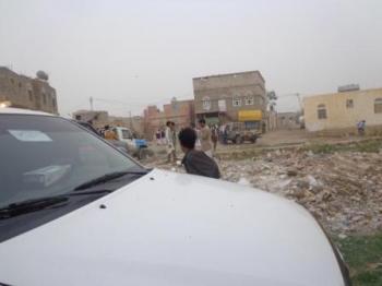 إصابة الزميل معين محمد حنش ونجاته من غدر الرصاص العشوائي في حرب بوادي أحمد بالعاصمة صنعاء!!؟