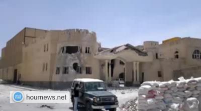 فيديو: صفحة حميد الأحمر تنشر فيديو لقصف قوات الحرس المتمركزة في جبل النهدين على منزله في حده ومقتل 21 شخص