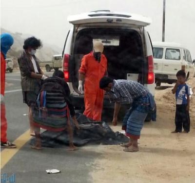 يمني يعثر على جثة شقيقه بعد 5 أيام من غيابه بجبال جازان
