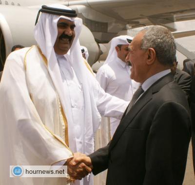 بتهنئة مثيرة.. الرئيس السابق يهنئ امير قطر على نقل السلطة (نص التهنئة)