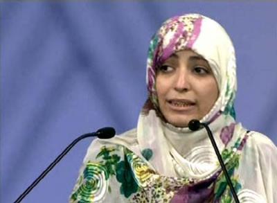 توكل كرمان : أنا في طريقي الى "ميدان رابعة العدوية" لإسقاط فاشية وإرهابية السيسي