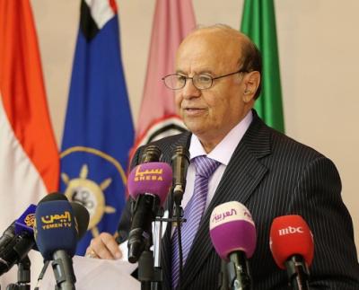 هادي يكشف لأول مرة تفاصيل التعاون الأمني مع أمريكا وان صنعاء تسعى لامتلاك طائرات بدون طيار