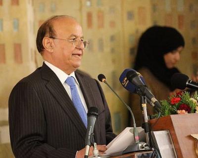 الرئيس هادي يهدد بفضح ملفات خطيرة لا يعلمها أحد، ويصف أعمال التخريب بـ رفسات أخيرة لتيس مذبوح