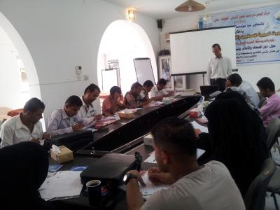 دورة تدريبية حول دور الصحافة والاعلام وشبكات التواصل الاجتماعي في تبني القضايا المجتمعية بعدن‎