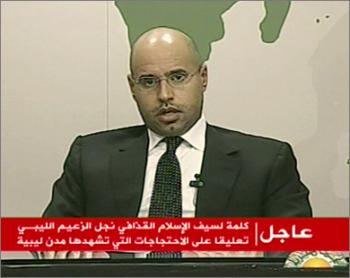 سيف الإسلام في تصريحاته المتوعدة للشعب: سنقاتل حتى آخر طلقة