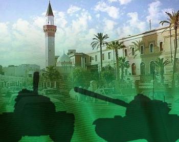 جدار حديدي من الدبابات يقام حول طرابلس !!