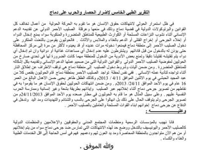 صعدة : تقرير حديث:الحوثيون لا يسمحون بدخول الأدوية لعلاج الجرحى بدماج‎