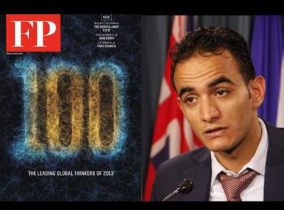 مجلة الفورين بوليسي تختار الكاتب اليمني فارع المسلمي ضمن أهم 100 شخصية في العالم 