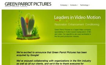 يوتيوب تستحوذ علي موقع Green Parrot Pictures لتحسين تقنية عرض الفيديو
