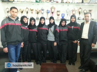 لاعبات اتحاد رياضة المرأة منتخب كرة الطائرة يعسكرن في مصر 