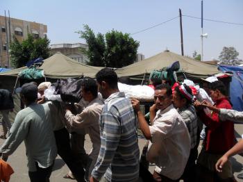 في توسع الاحتجاجات على تردي الخدمات ومنها الكهرباء قتيل وعدد من الجرحى في مديرية المعافر بتعز