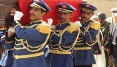 تشييع جثامين شهداء الجريمة الإرهابية التي استهدفت مصلحة السجون وسجنها المركزي بالعاصمة صنعاء