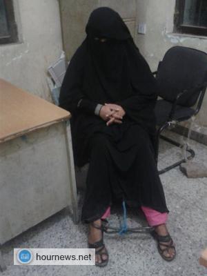 اختطاف امرأة سعودية مطلقة في الحديدة، وتقييدها (صورة)