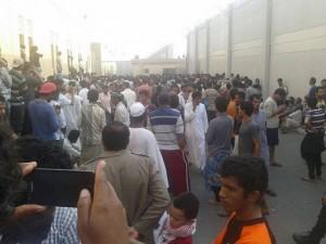 فيديو لأحداث سجن الشميسي بالسعودية والتي قتل وأصيب فيها عشرة اشخاص معظمهم يمنيين