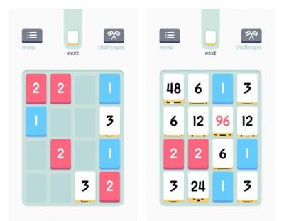 اللعبة Threes متوفرة على نظام الأندرويد