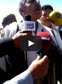 شاهد بالفيديو يحي داحش يحرض الحوثيين على قوات اللواء 310 بعمران وامامه القنوات