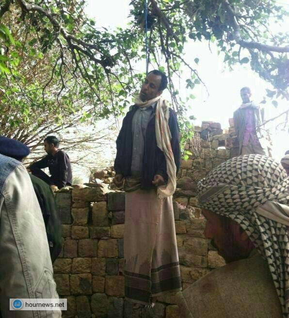 بالصورة: المواطن علوان ينتحر شنقا في شجره بمحافظه اب إثر خلافات أسرية