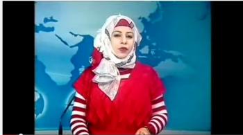 شاهد بالفيديو : مذيعة يمنية تثير السخرية على مواقع التواصل الاجتماعي وخاصة بلدان المغرب