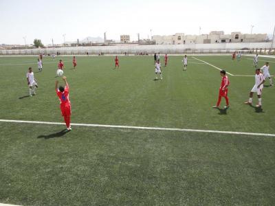 العمري يدشن انطلاق البطولة المدرسية التاسعة لكرة القدم على كأس رئيس الجمهورية