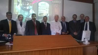 الدكتوراه بامتياز من جامعة روما سبينزا للطبيب اليمني عصام القرودع