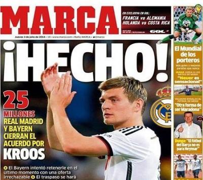 رسمياً .. تونى كروس ينتقل لـ" ريال مدريد " عقب المونديال