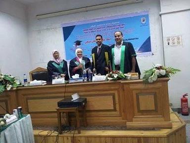 باحث يمني يحصل على الماجستير في اللغة الانجليزية من جامعة القاهرة‎