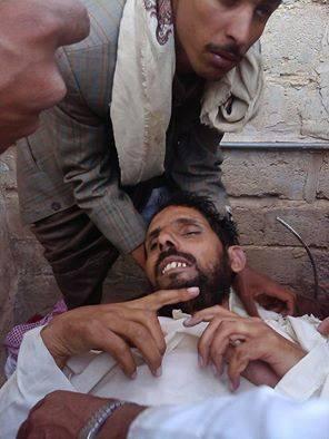 صورة تظهر كيف ظهر مدير دار تحفيظ القرآن الكريم بالحداء محمد حسين فارع المار بعد استشهاده في كمين غادر