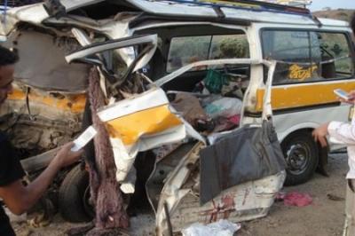 حوادث السير تحصد اكثر من 200 شخص خلال شهر واحد في اليمن