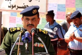 في حفل تدشين اسبوع المرور العربي الموحد ..بامشموس: 57 حادث وأكثر من ثلاثة آلاف مخالفة خلفت أضرارا بقيمة تتجاوز تسعة ملايين ريال خلال الربع الأول لـ2011م 