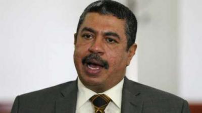 أول تصريح لرئيس الوزراء المكلف خالد بحاح بعد وصوله إلى  صنعاء قادما من نيويورك (التصريح)