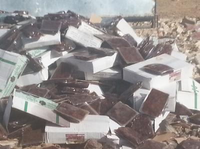 هيئة المواصفات تتلف ألف و 260 كرتونا من التمور مخالفة للمواصفات