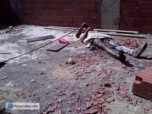 بالصورة.. مغترب يمني بالسعودية يُصعق بالكهرباء ويتعرض لإصابات بليغة