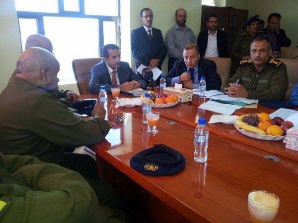 وزير الداخلية يلتقى قيادة مصلحة التأهيل والأصلاح ومدراء اصلاحيات ويستمع الى همومهم