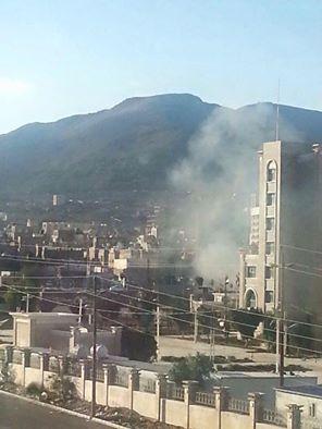 فيديو.. نصف دقيقة من الاشتباكات حول منزل الرئيس هادي بالستين