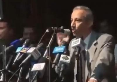 شاهد بالفيديو : ماذا قال محافظ تعز لقائد مليشيات الحوثي "ابو شوارب" أقوى تصريح لرجل مسؤول"